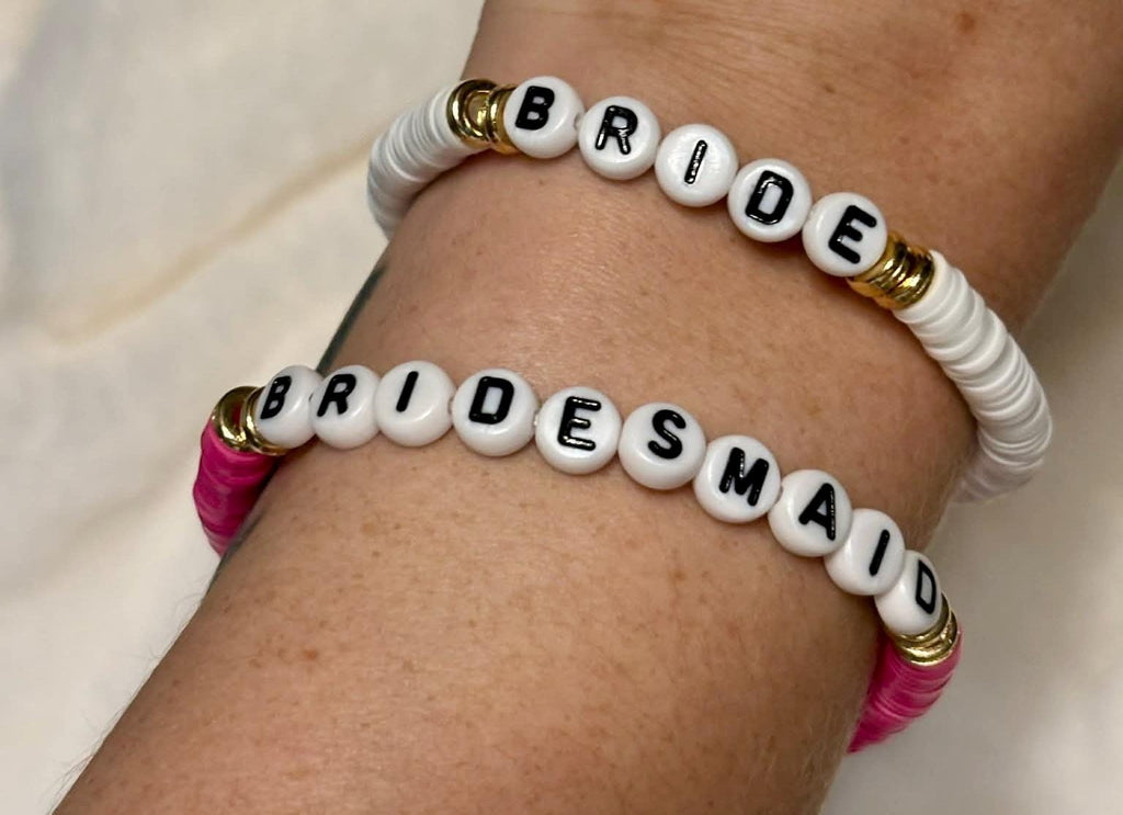Bridal Party Personalized Bracelets | Bridesmaid Gift - Wonderfully Made by Devan
