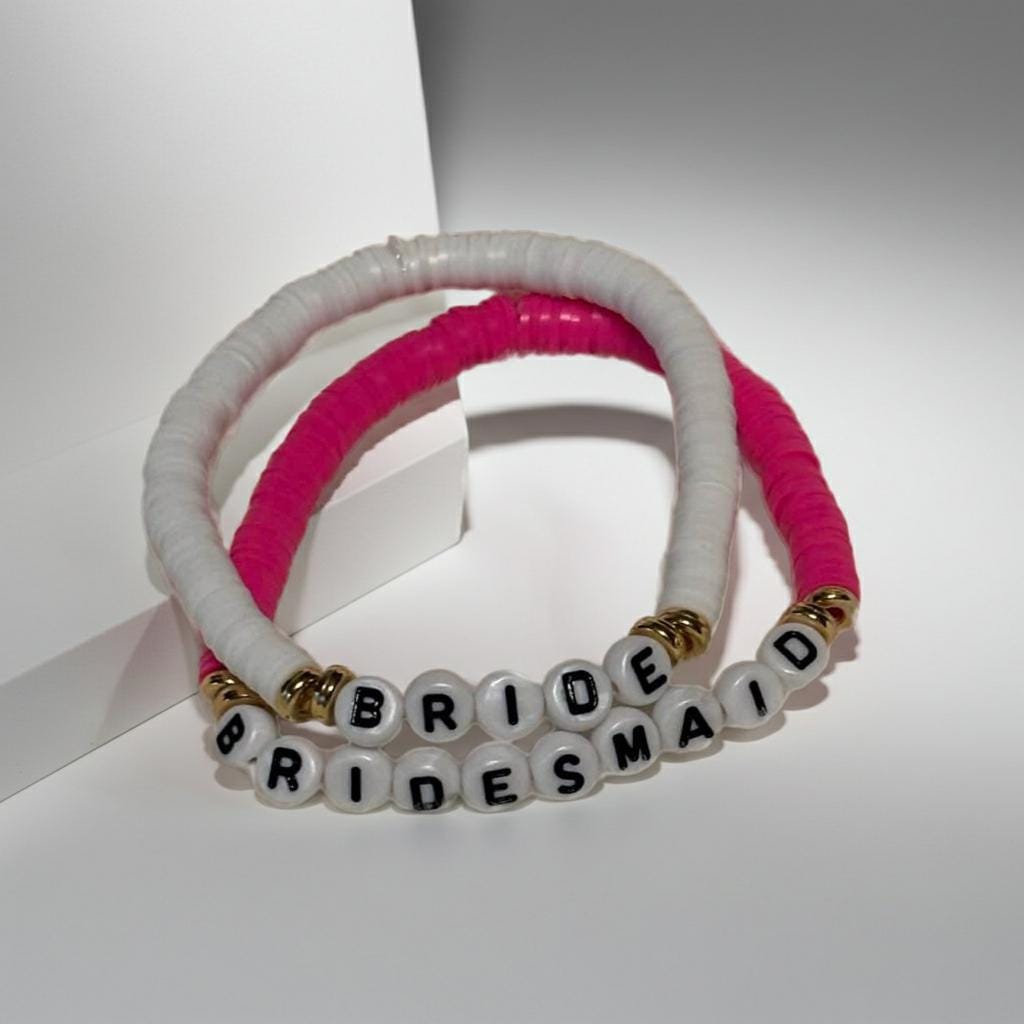 Bridal Party Personalized Bracelets | Bridesmaid Gift - Wonderfully Made by Devan