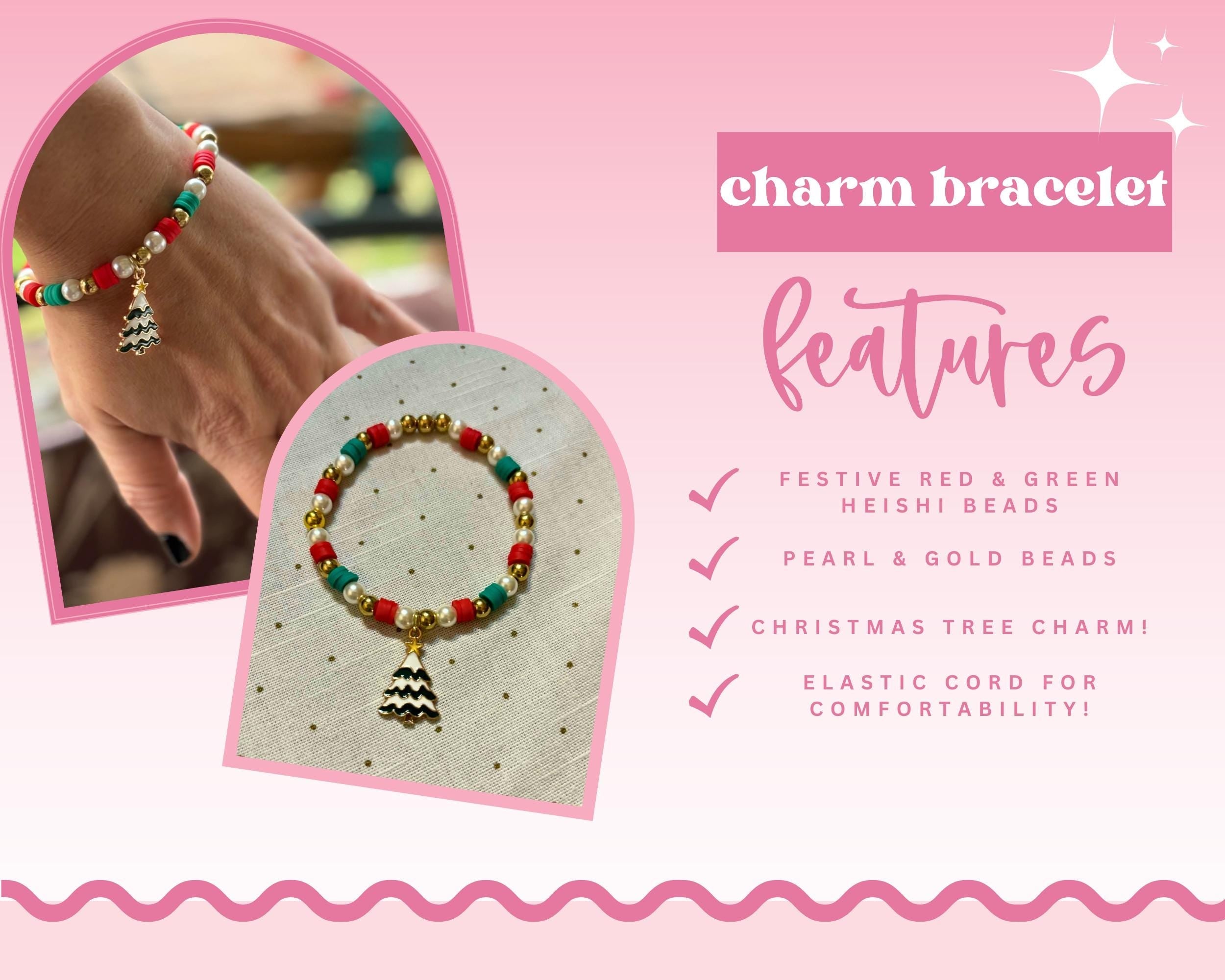 Christmas Heishi Bead Bracelet | Holiday Jewelry - Wonderfully Made by Devan