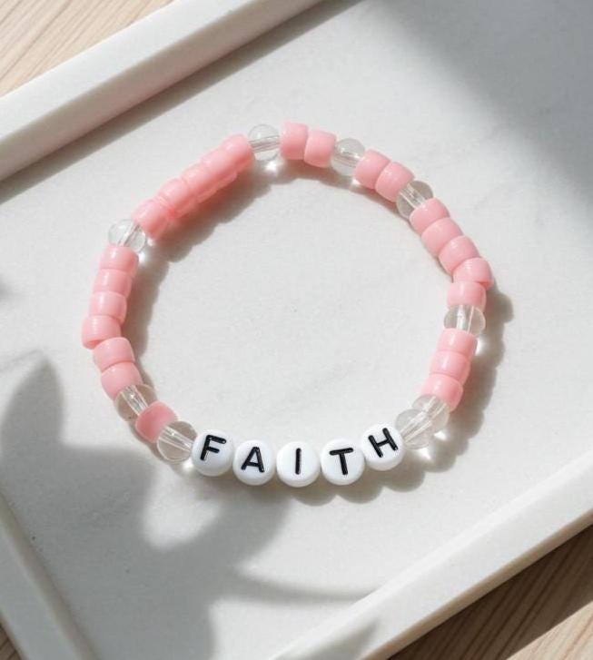 Heishi Bead Bracelet | Faith Bracelet - Wonderfully Made by Devan