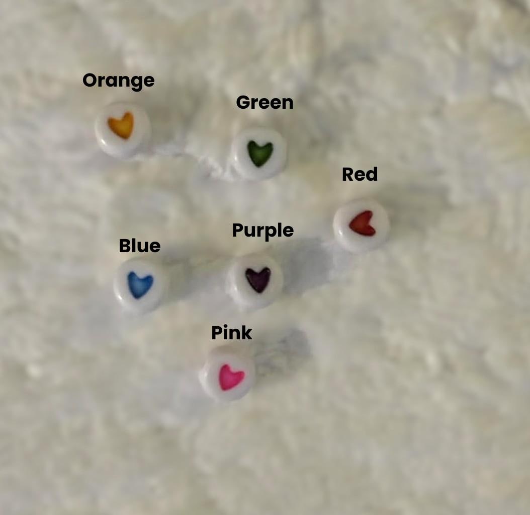 Personalized Heishi Bead Name Bracelet, Custom Clay Bead Jewelry - Wonderfully Made by Devan