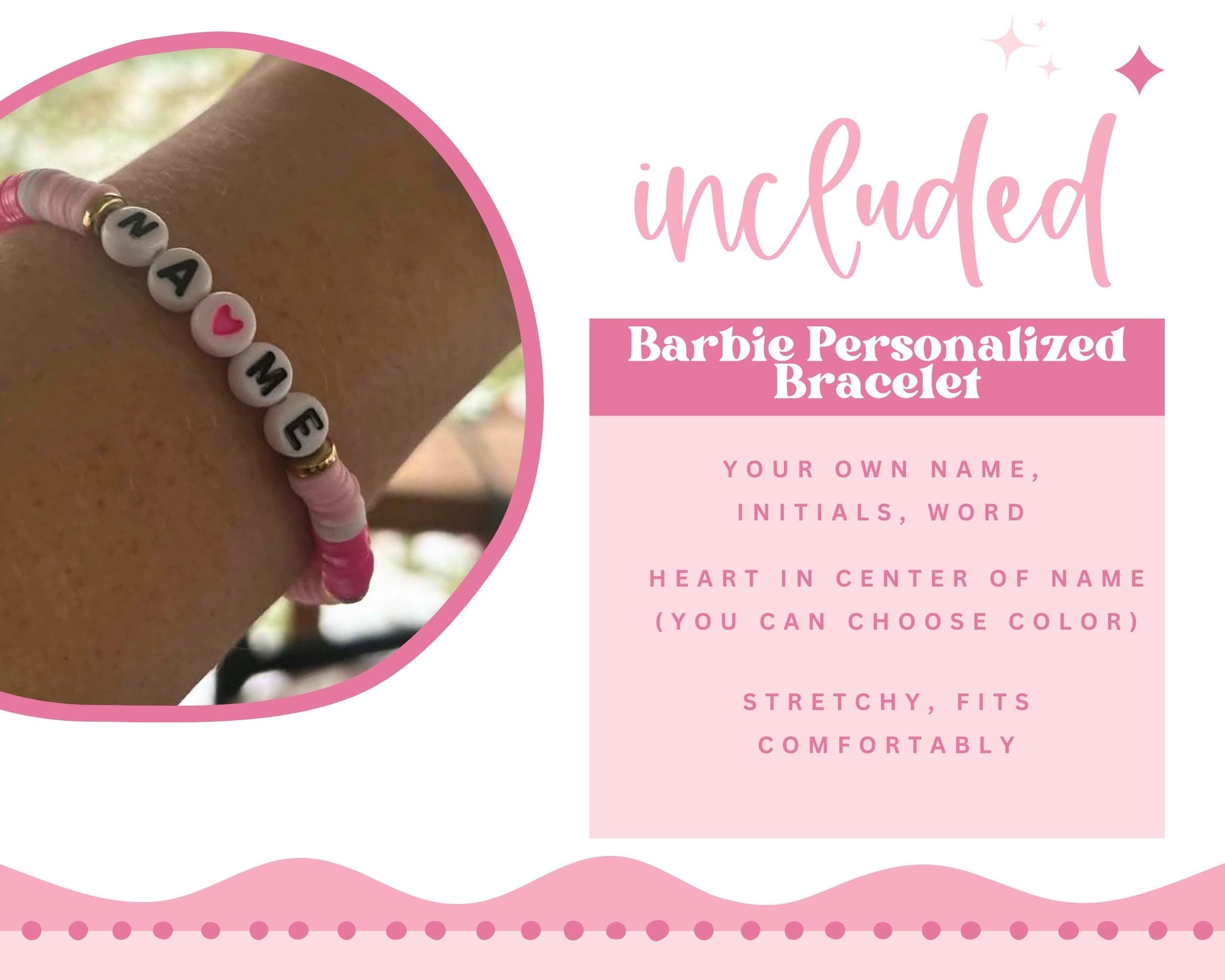 Personalized Heishi Bead Name Bracelet, Custom Clay Bead Jewelry - Wonderfully Made by Devan