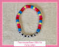 Personalized Kids Name Bracelet | Colorful Heishi Bead Stretch Bracelet | Custom Jewelry Gift - Wonderfully Made by Devan